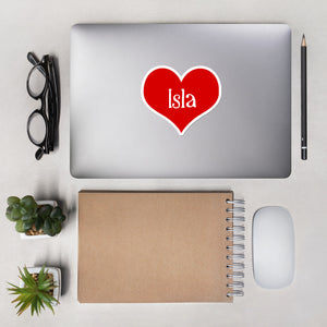 Heart Isla Bubble-free stickers