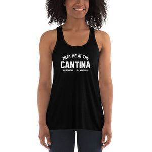 Meet me at the Cantina Women's Flowy Racerback Tank