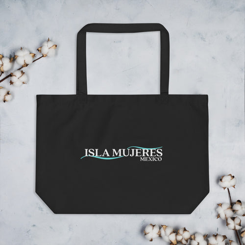 PERSONALIZED Isla Mujeres Mexico Large organic tote bag