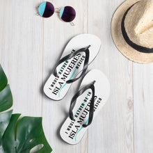 I'd Rather Be in Isla Mujeres Mexico Flip-Flops