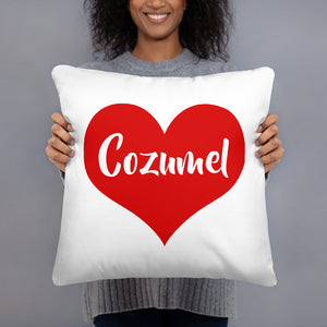 I Heart Cozumel Basic Pillow