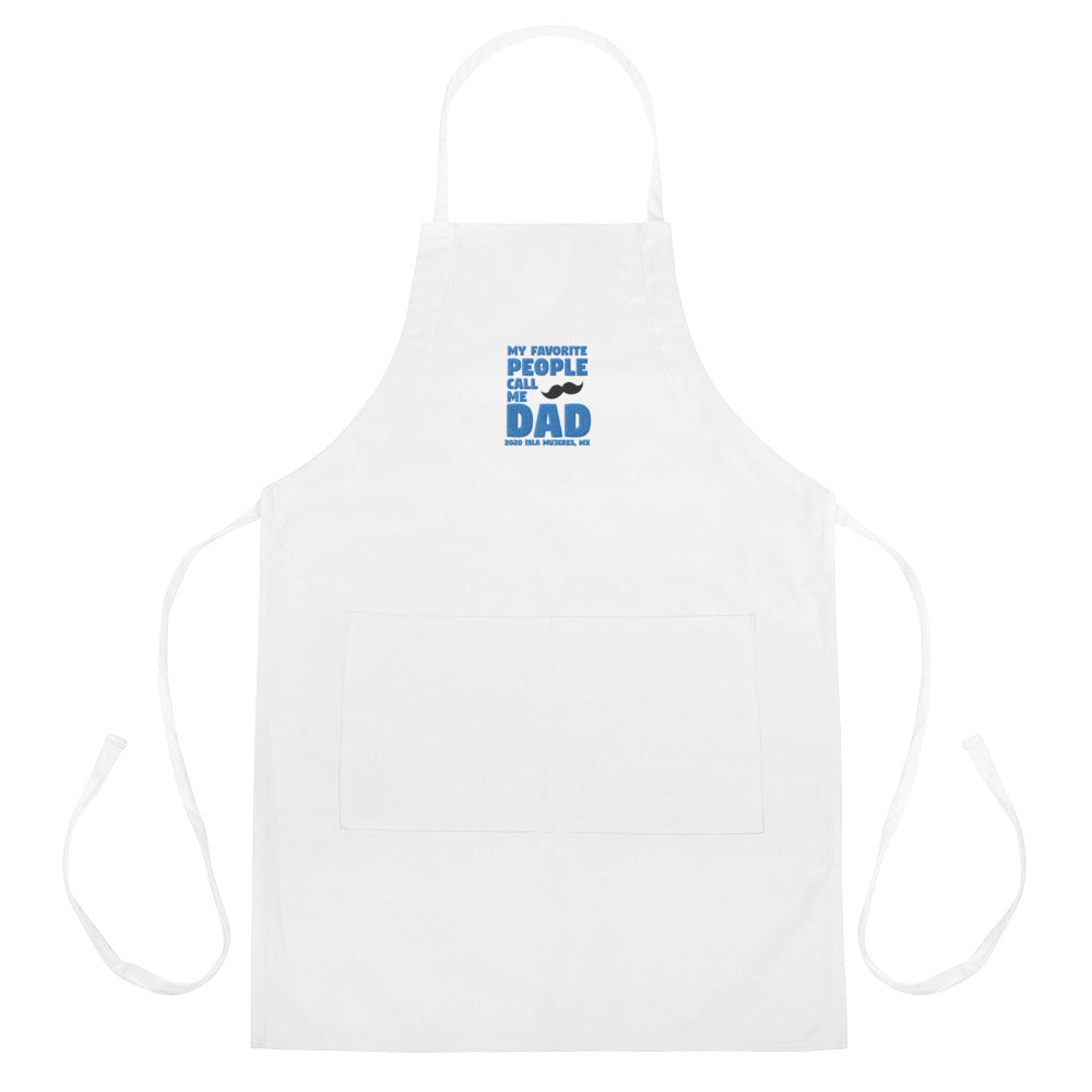 Father's Day Embroidered Apron