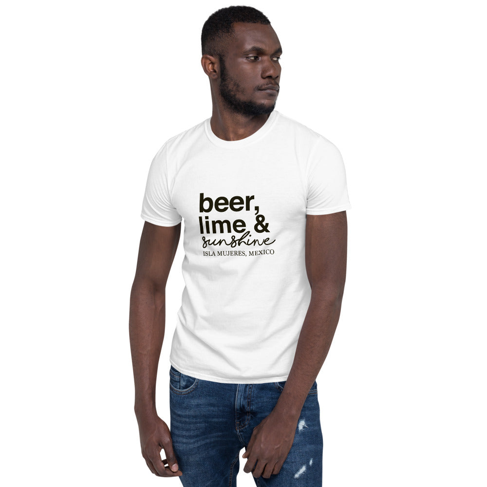 Beer Lime and Sunshine Men's light Short-Sleeve Unisex T-Shirt