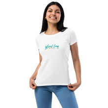 Island Time Waves Women’s fitted t-shirt